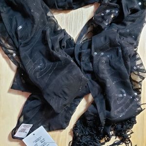 Glamorous shoulder wrap for gown